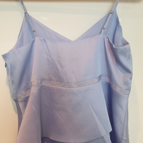 Banana Republic Silky Peplum Light Blue Cami - Picture 3 of 4
